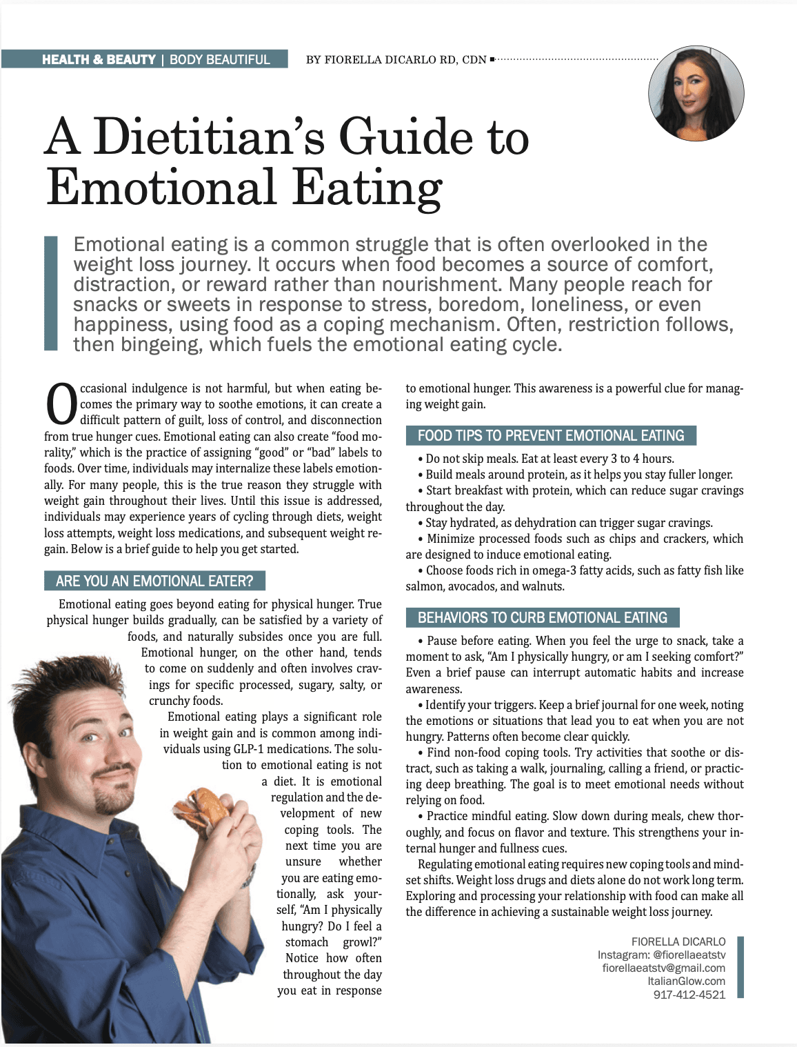 A Dietitian's Guide to Emotional Eating