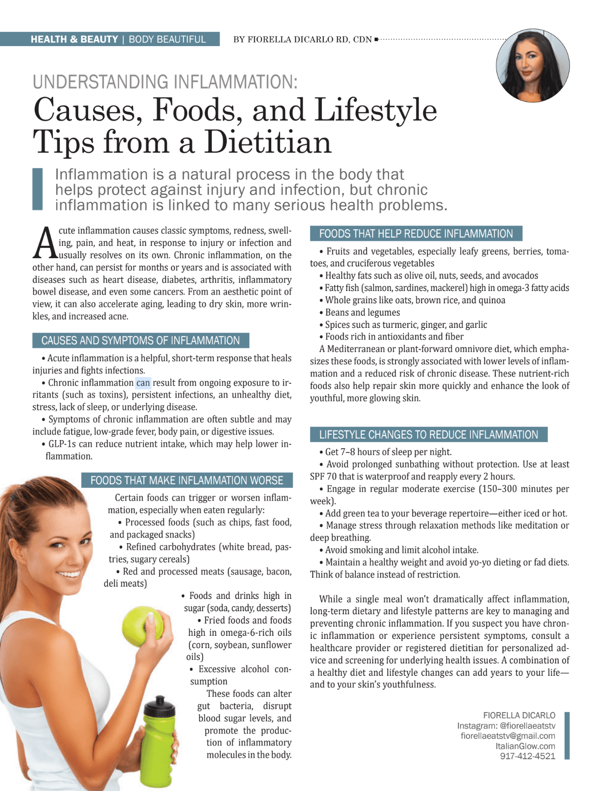 Understanding Inflammation: Causes, Foods, and Lifestyle Tips