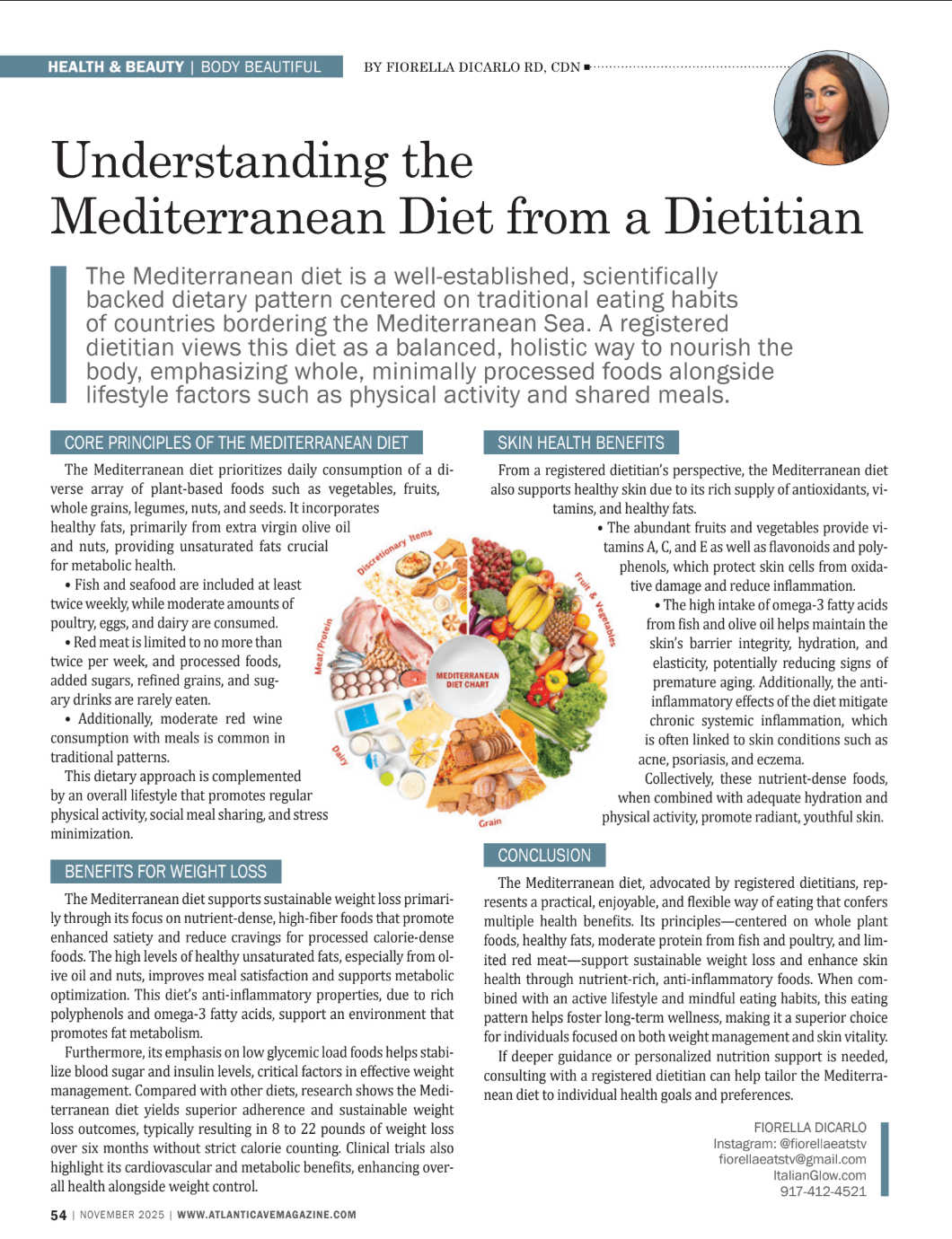Understanding the Mediterranean Diet from a Dietitian