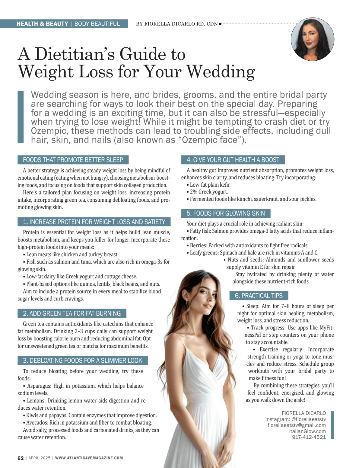 A Dietitian's Guide to Weight Loss for Your Wedding